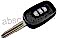 Корпус ключа Captiva. 3 кнопки